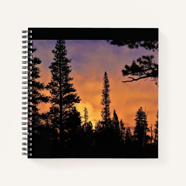 Cuaderno Atardecer en Tuolumne Meadows, Yosemite, CA (Anverso)