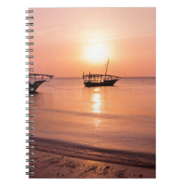 Cuaderno Atardecer en Zanzíbar