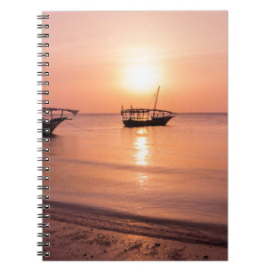 Cuaderno Atardecer en Zanzíbar