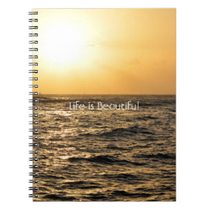 Cuaderno Atardecer Kauai (mi fotografía)