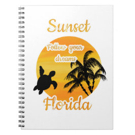 Cuaderno Atardecer lindo en Florida  