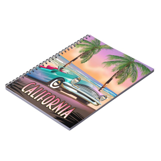 Cuaderno Atardecer Paradisíaco en California (Lado Izquierdo)