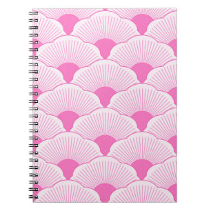 Cuaderno Atardecer, rosa tonal, textura de hormigón