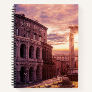 Cuaderno Atardecer sobre el Coliseo de Roma