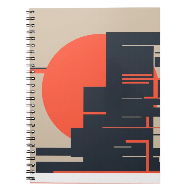 Cuaderno Atardecer urbano, (Frente)