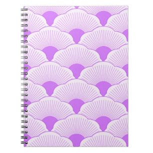 Cuaderno Atardecer, violeta tonal, textura de hormigón
