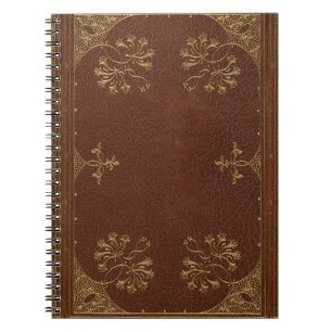 Cuaderno atascamiento de libro antiguo