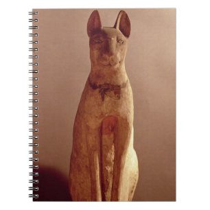 Cuaderno Ataúd de un gato protegido por la diosa Bastet (p