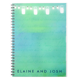 Cuaderno Ate las luces y los tarros de albañil en verde