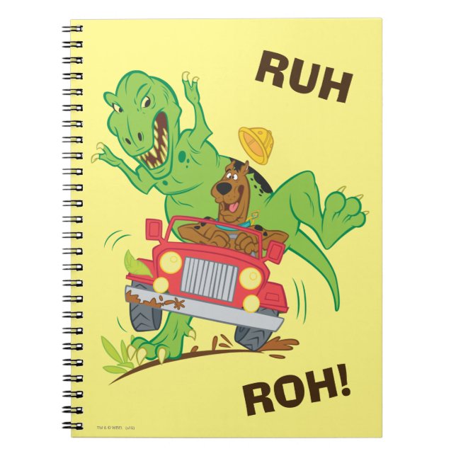 Cuaderno Atentado Scooby-Doo T-Rex (Frente)
