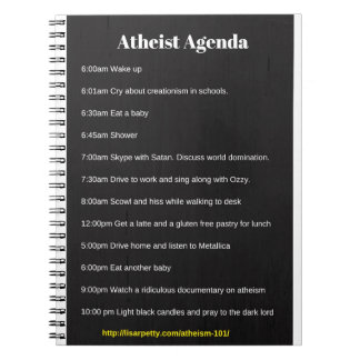 Cuaderno ateo del orden del día