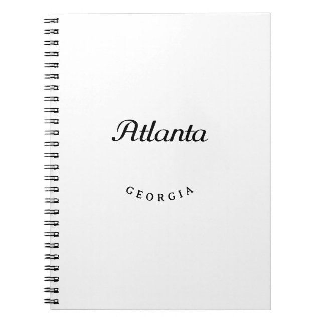 Cuaderno Atlanta GA (Frente)