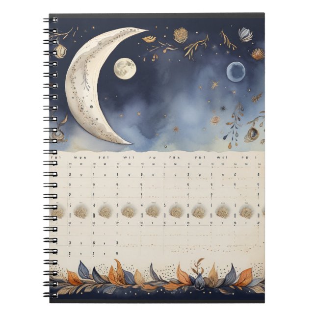 Cuaderno Atlas de Fase de la Luna eterna - Calentamiento de (Frente)