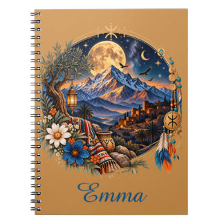 Cuaderno Atlas Mountains bajo la luz de la luna – Boho Cele