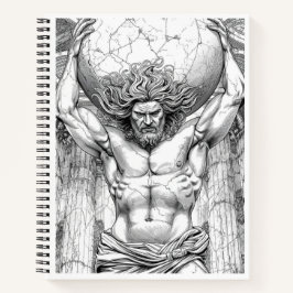Cuaderno Atlas Titan Mythology Close-Up Sketch Art Notebook