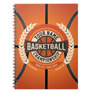 Cuaderno Atleta Personalizado jugador de equipo de balonces
