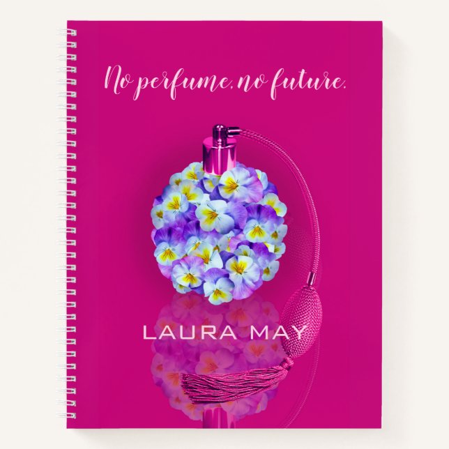 Cuaderno Atomizador Lovely Pansy (Anverso)