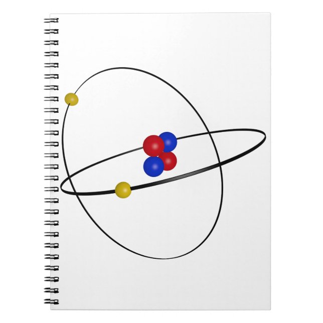 Cuaderno Átomo de helio (Frente)