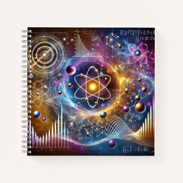 Cuaderno Átomos Cuánticos y Energía Cósmica (Anverso)