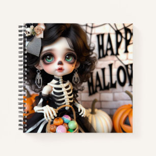 Cuaderno Atractivo esqueleto, por Natasha Us