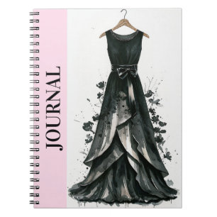 Cuaderno Atractivo Memoir de Vestido Negro (LBD)