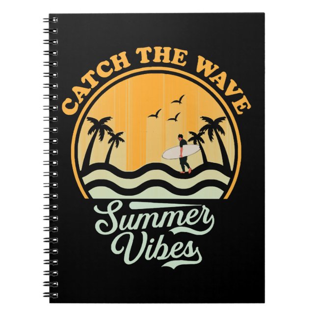Cuaderno Atrapa la Ola Vibraciones de Verano (Frente)