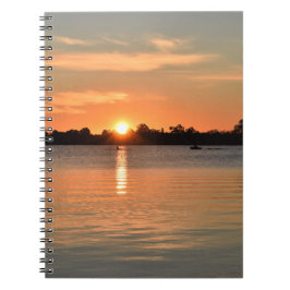 Cuaderno Atrapado en el portátil Sunset Spiral
