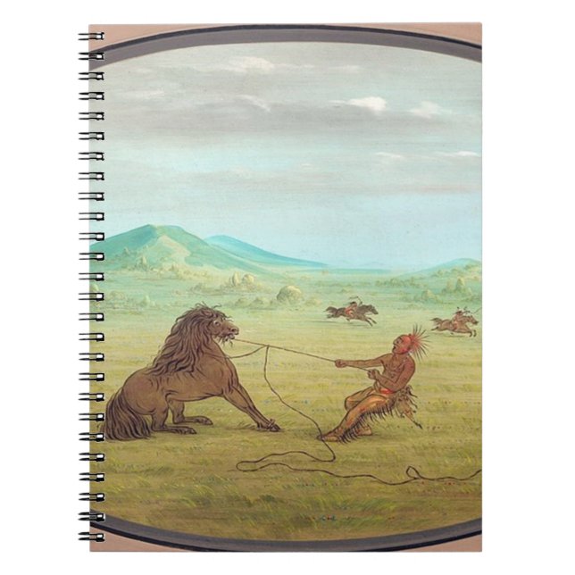 Cuaderno Atrapando Caballos Salvajes Pawnee (Frente)