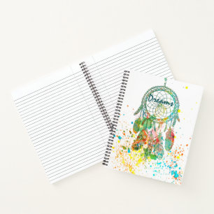 Cuaderno Atrapasueños salpicado