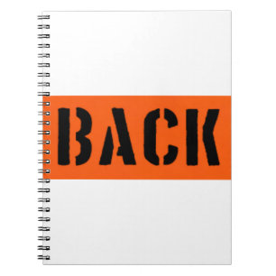 Cuaderno Atrás al frente