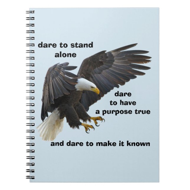 Cuaderno Atrevimiento a colocarse solamente, edición (Frente)