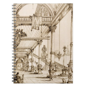 Cuaderno Atrio de un palacio, en genes, del 'arte y de