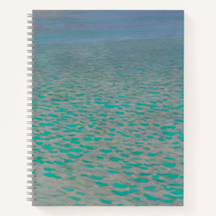 Cuaderno Attersee, pintura de paisaje costero, Gustav Klimt