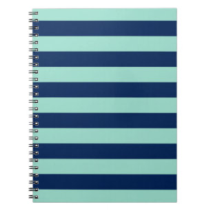 Cuaderno Audaces franjas de marea verde y marina
