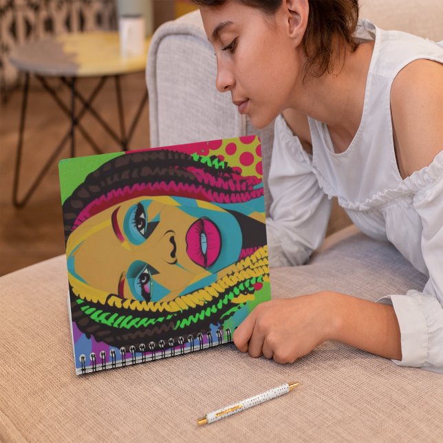 Cuaderno Audaz Pop Art-Afroamericana Con Locos (Subido por el creador)