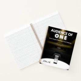 Cuaderno Audiencia del examen de un nombre personalizado