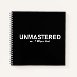 Cuaderno Audio sin máster - Estilo Glitch Creativo V2
