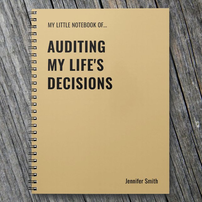 Cuaderno Auditor de decisiones de mi vida portátil (Subido por el creador)