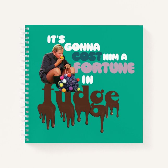 Cuaderno Augustus Gloop - Una fortuna en el Fudge (Anverso)