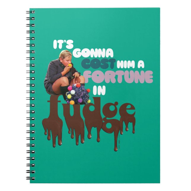 Cuaderno Augustus Gloop - Una fortuna en el Fudge (Frente)