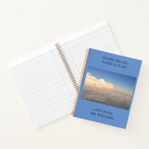 Cuaderno Aula de la escuela del viajero del cielo personali