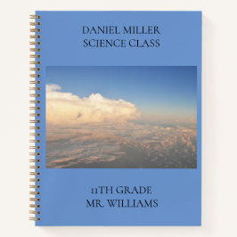 Cuaderno Aula escolar personalizado Sky Voyager