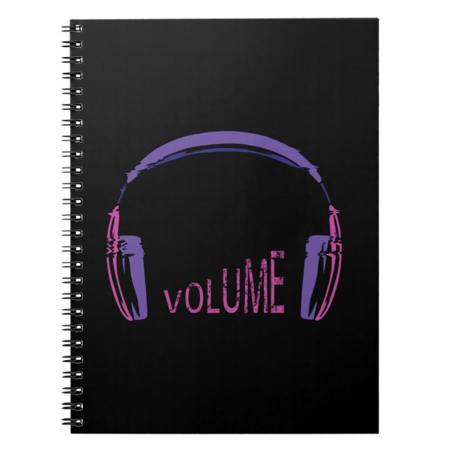 Cuaderno Aumenta el volumen de audífonos (Frente)