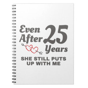 Cuaderno Aún Me Sigue Poniendo Al Día Con 25 Aniversario Bo