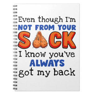 Cuaderno Aunque no soy de tu saco, sé que lo has hecho
