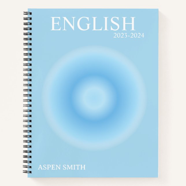 Cuaderno Aura Aesthetic Notebook (Anverso)