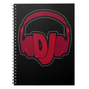 Cuaderno auriculares con DJ de música