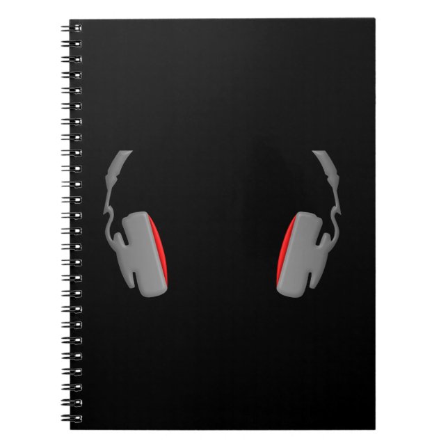 Cuaderno Auriculares Guay simple y elegante (Frente)