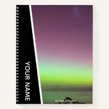 Aurora Australis Southern Lights Australia Black