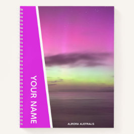 Cuaderno Aurora Australis - Southern Lights Australia Pink
